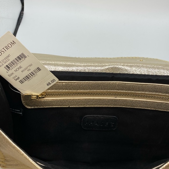 Clutch Evening Bag Champagne + Gold Phase3 by Nordstrom NWT - Picture 5 of 6